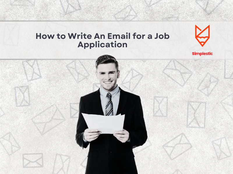 how to write a email for job application