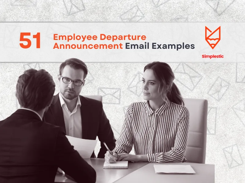 Employee Departure Announcement Email Samples