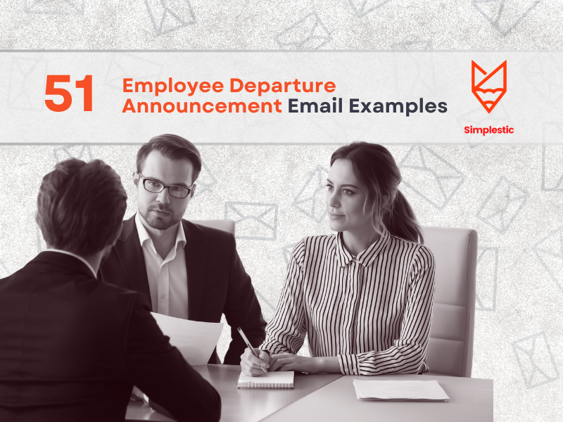 Employee Departure Announcement Email Samples