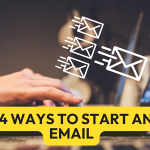 ways to start an email