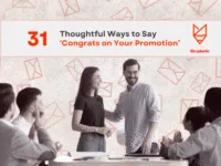 31 promotion congratulations messages