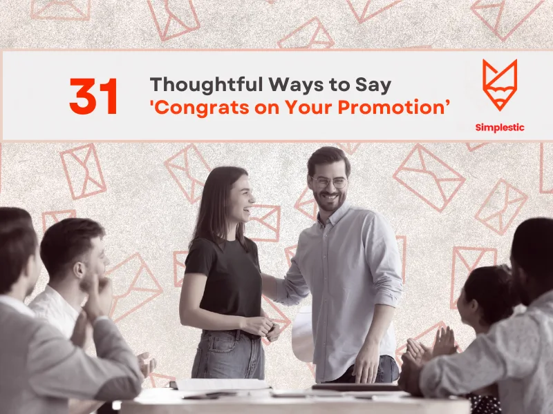 31 promotion congratulations messages