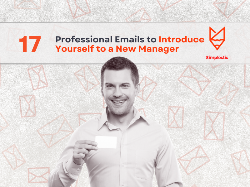Introduction Email to Manager 15 Professional Email Examples