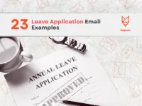 Leave Application Email to Your Manager | 23 Examples