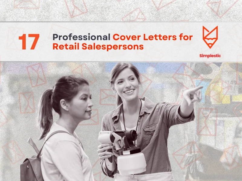 Example Cover Letter for Retail Salespersons
