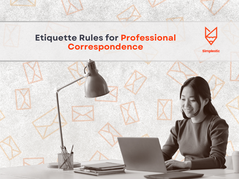 etiquette rules for writing professional correspondence