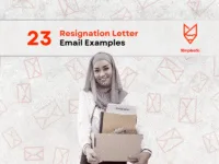 email resignation letter example