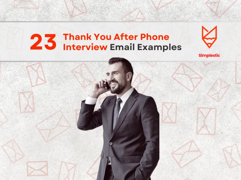 short thank you email after phone interview examples