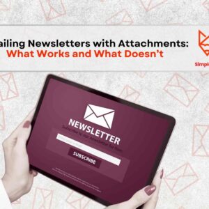 Email Examples with Newsletter Attachment