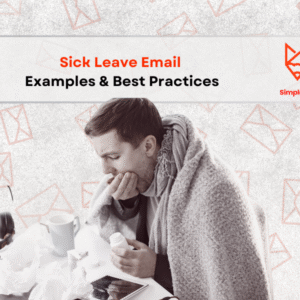 sick leave email example