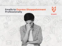 how to express disappointment professionally