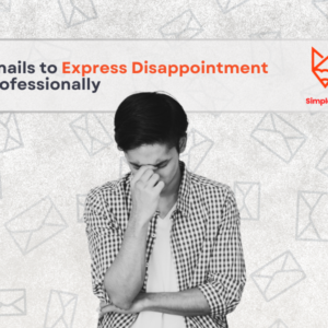 how to express disappointment professionally