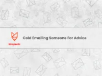 Cold Emailing Someone for Advice