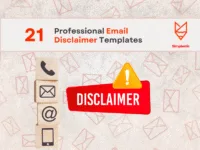 21 Email Disclaimer Examples