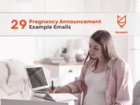 Emails for Pregnancy Announcement