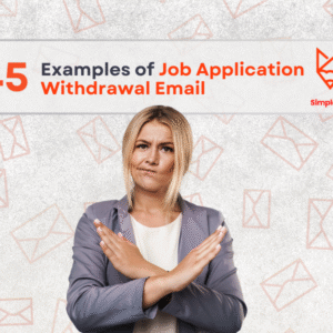 Job Application Withdrawal Email
