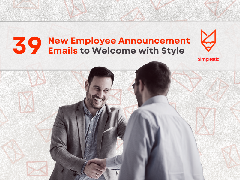 New Hire Email Announcement 39+ Examples