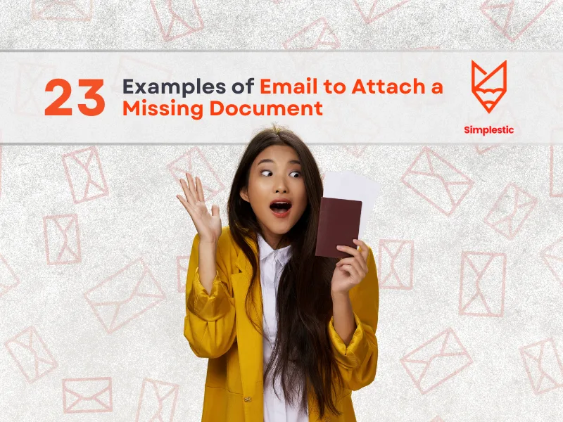 Email to Attach a Missing Document