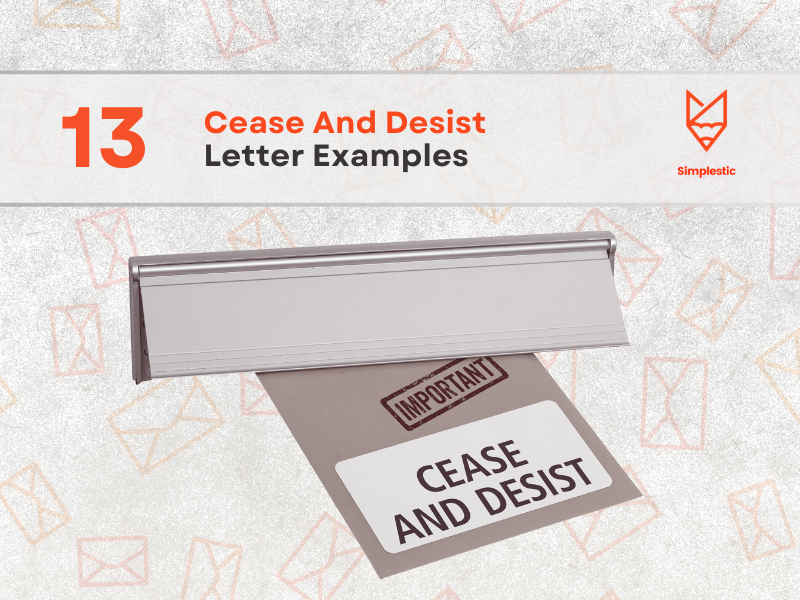 13 Cease and Desist Letter Examples